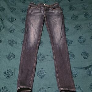 BKE Women's Dark Wash Skinny Jeans